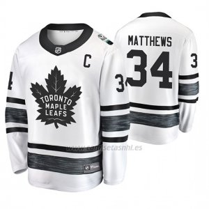 Camiseta Toronto Maple Leafs Auston Matthews 2019 All Star Blanco