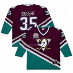 Camiseta Hockey Anaheim Ducks Jean Sebastien Giguere 2002-03 Violeta