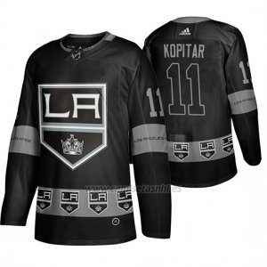 Camiseta Los Angeles Kings Anze Kopitar Breakaway Negro