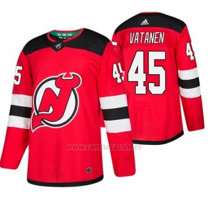 Camiseta New Jersey Devils Sami Vatanen Primera Autentico Rojo