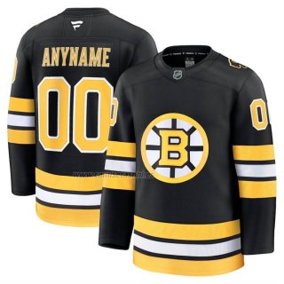 Camiseta Hockey Boston Bruins Primera Premium Personalizada Negro