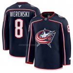 Camiseta Hockey Columbus Blue Jackets Zach Werenski Primera Premium Azul Camiseta Hockey Columbus Blue Jackets Zach Werenski Primera Premium Azul