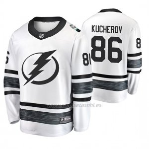 Camiseta Tampa Bay Lightning Nikita Kucherov 2019 All Star Blanco