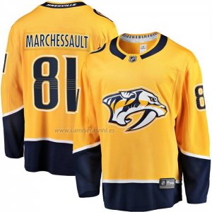 Camiseta Hockey Nashville Predators Jonathan Marchessault Primera Premier Breakaway Amarillo