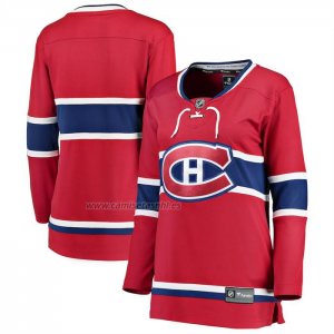 Camiseta Hockey Mujer Montreal Canadiens Primera Breakaway Rojo