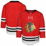 Camiseta Hockey Nino Chicago Blackhawks Centennial Primera Rojo