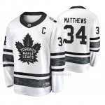 Camiseta Toronto Maple Leafs Auston Matthews 2019 All Star Blanco