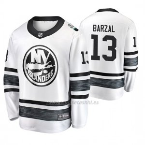 Camiseta New York Islanders Mathew Barzal 2019 All Star Blanco