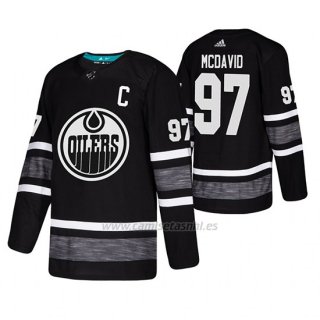 Camiseta Edmonton Oilers Connor Mcdavid 2019 All Star Negro2