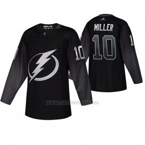 Camiseta Tampa Bay Lightning J. T. Miller Alternato Negro