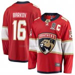 Camiseta Hockey Florida Panthers Aleksander Barkov 2025 Stanley Cup Champions Breakaway Rojo