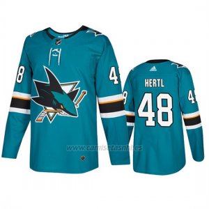 Camiseta San Jose Sharks Tomas Hertl Primera Verde