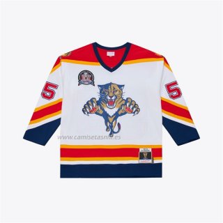 Camiseta Hockey Florida Panthers Ed Jovanovski 1996 Power Play Blanco