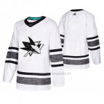 Camiseta San Jose Sharks Blank 2019 All Star Blanco