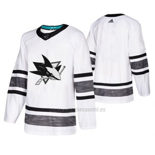 Camiseta San Jose Sharks Blank 2019 All Star Blanco