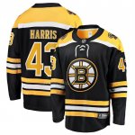 Camiseta Hockey Boston Bruins Jordan Harris Primera Breakaway Negro