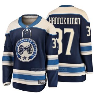 Camiseta Nino Columbus Blue Jackets Markus Hannikainen 2019 Alternato Breakaway Azul