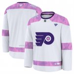 Camiseta Hockey Philadelphia Flyers 2024 Fights Cancer Blanco