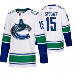 Camiseta Vancouver Canucks Ryan Spooner Segunda Autentico Adidas Blanco