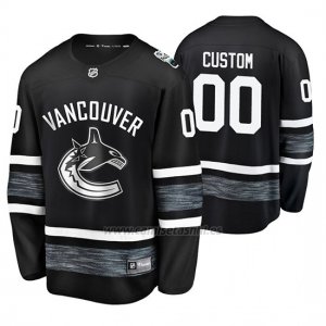 Camiseta Vancouver Canucks Personalizada 2019 All Star Negro