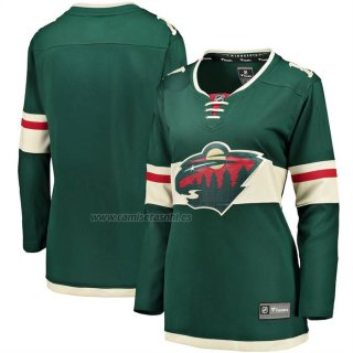 Camiseta Hockey Mujer Minnesota Wild Primera Breakaway Verde