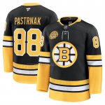 Camiseta Hockey Boston Bruins David Pastrnak Alterno 100th Aniversario Premium Negro