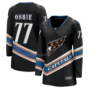 Camiseta Hockey Mujer Washington Capitals TJ Oshie 50th Aniversario Breakaway Negro