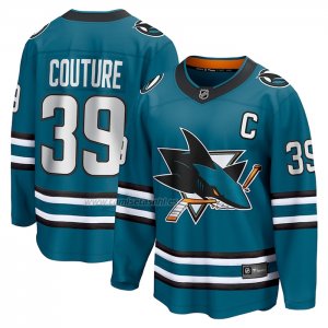Camiseta Hockey San Jose Sharks Logan Couture Primera Premier Breakaway Verde