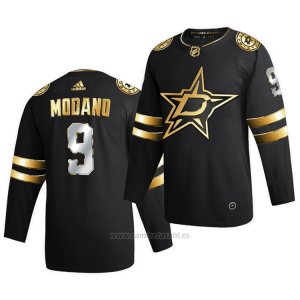 Camiseta Hockey Dallas Stars Mike Modano Golden Edition Limited Autentico 2020-21 Negro