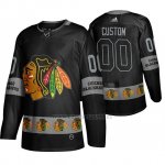Camiseta Chicago Blackhawks Personalizada Breakaway Negro