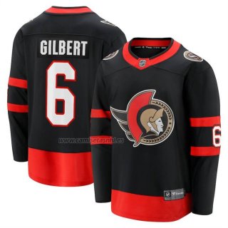 Camiseta Hockey Ottawa Senators Dennis Gilbert Primera Breakaway Negro