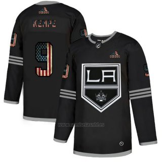 Camiseta Hockey Los Angeles Kings Kempe 2020 USA Flag Negro