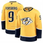 Camiseta Hockey Nashville Predators Filip Forsberg Primera Premium Amarillo