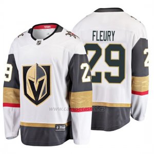 Camiseta Vegas Golden Knights Marc Andre Fleury 2019 Away Fanatics Breakaway Blanco
