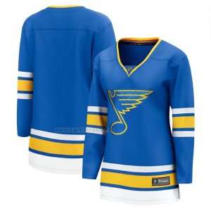 Camiseta Hockey Mujer St Louis Blues Primera Breakaway Azul Camiseta Hockey Mujer St Louis Blues Primera Breakaway Azul