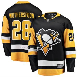 Camiseta Hockey Pittsburgh Penguins Parker Wotherspoon Primera Breakaway Negro