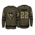 Camiseta Pittsburgh Penguins Matt Hunwick Camo Salute To Service