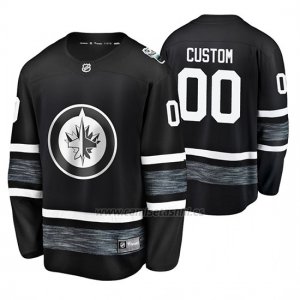 Camiseta Winnipeg Jets Personalizada 2019 All Star Negro