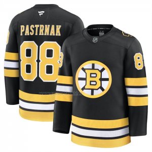 Camiseta Hockey Boston Bruins David Pastrnak Primera Premium Negro Camiseta Hockey Boston Bruins David Pastrnak Primera Premium Negro