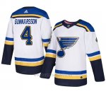 Camiseta St. Louis Blues Carl Gunnarsson Autentico Away Blanco