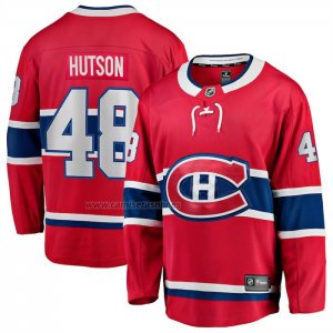 Camiseta Hockey Montreal Canadiens Lane Hutson Primera Breakaway Rojo