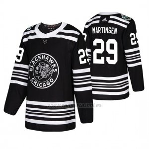Camiseta Chicago Blackhawks Andreas Martinsen Winter Classic Adidas Negro