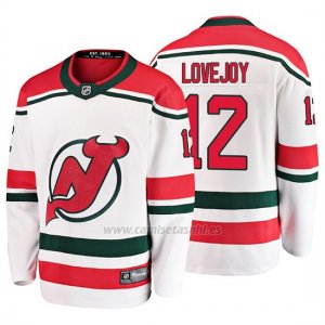 Camiseta New Jersey Devils Ben Lovejoy Alternato Breakaway Blanco