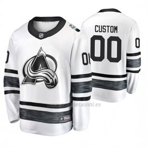 Camiseta Colorado Avalanche Personalizada 2019 All Star Blanco