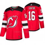 Camiseta New Jersey Devils Steven Santini Primera Autentico Rojo