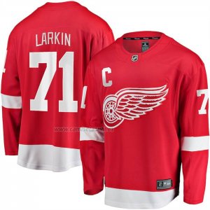 Camiseta Hockey Detroit Red Wings Dylan Larkin 2023-24 Captain Breakaway Rojo