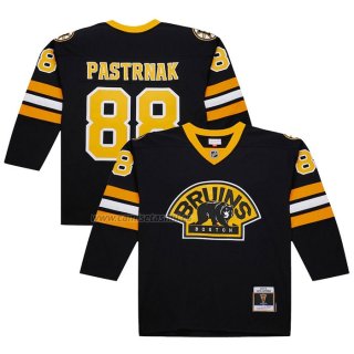 Camiseta Hockey Boston Bruins David Pastrnak Mitchell & Ness 2014-15 Negro