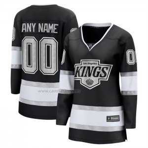 Camiseta Hockey Mujer Los Angeles Kings Primera Breakaway Personalizada Negro