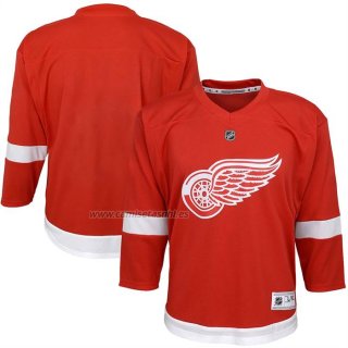Camiseta Hockey Detroit Red Wings Replica Blank Rojo