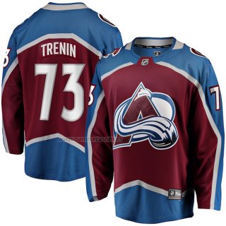Camiseta Hockey Colorado Avalanche Yakov Trenin Primera Premier Breakaway Marron